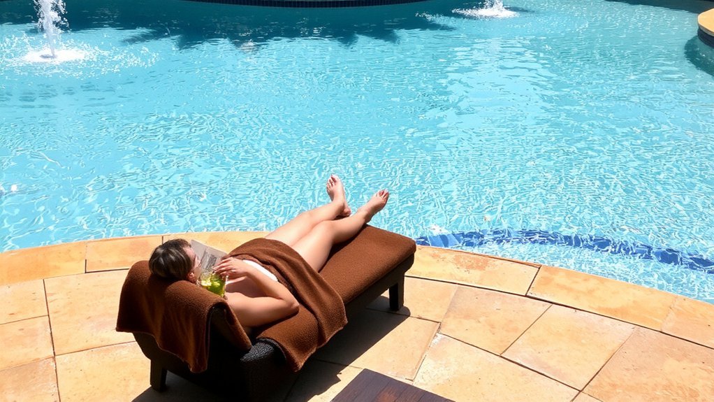 adults only quiet pool oasis