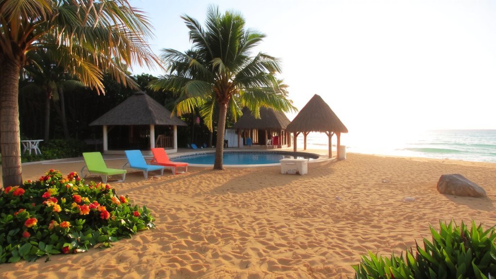 affordable barefoot beachfront escape