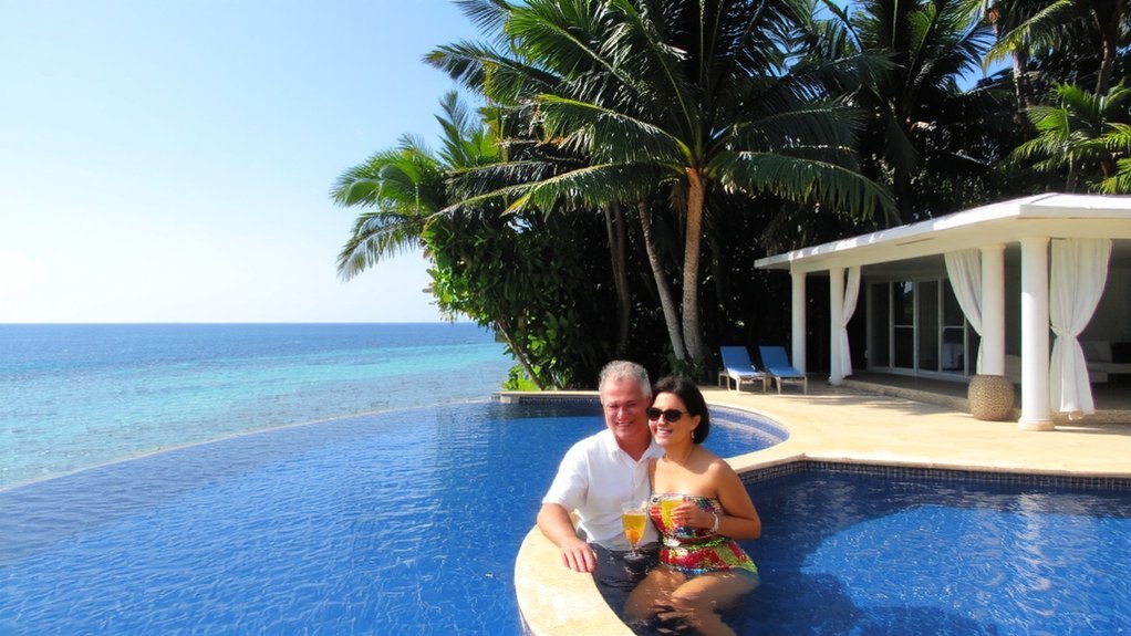 poolside privacy instant access