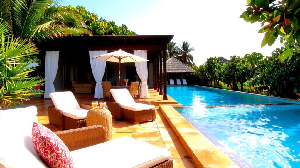 private pool butler minibar