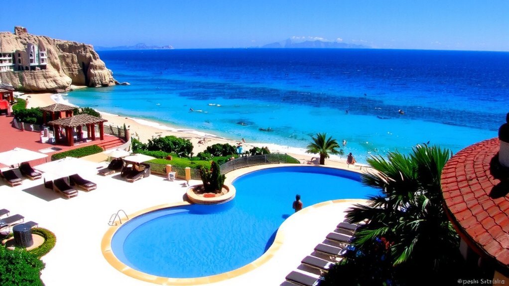 sunlit oceanfront luxury suites